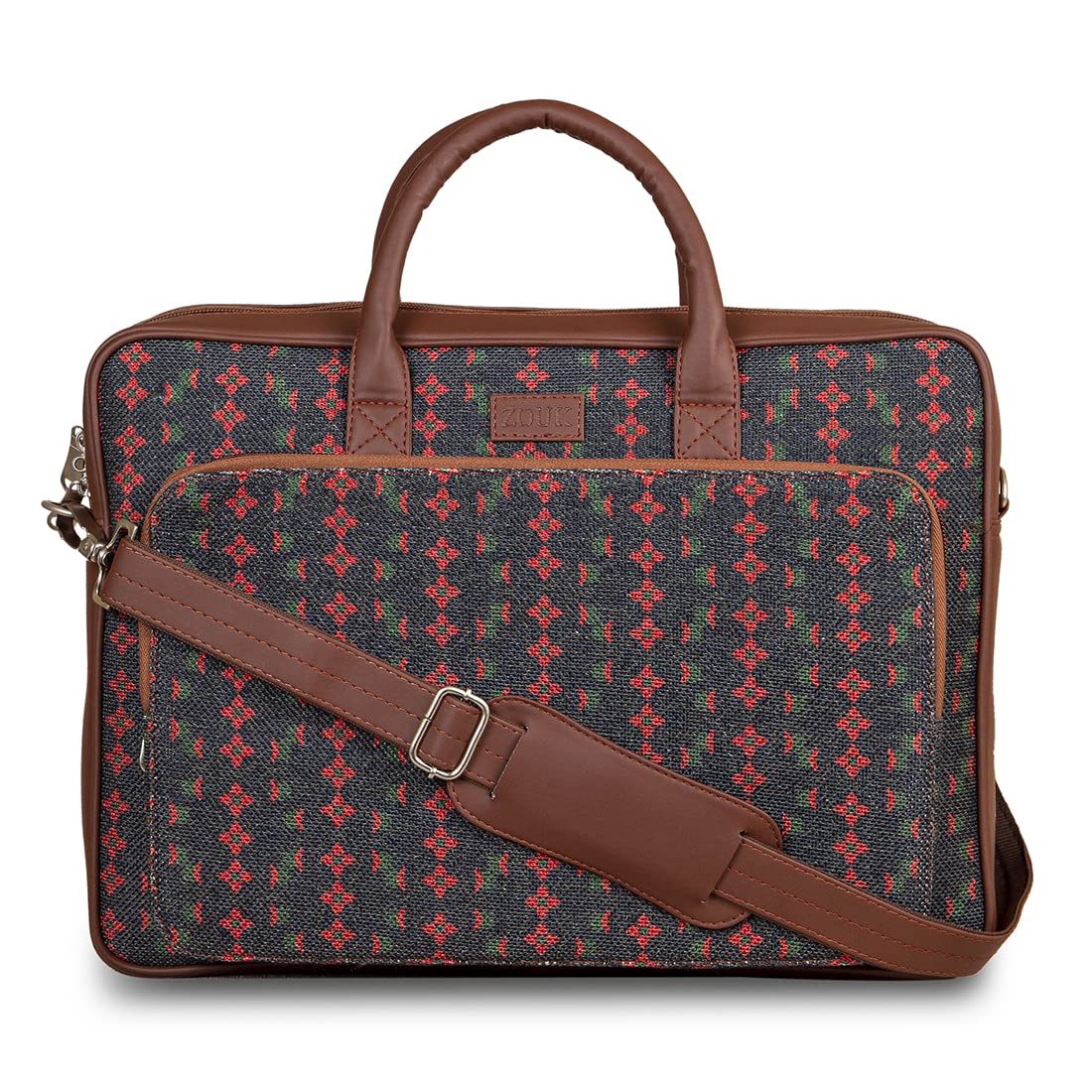 zouk Printed Women Vegan Handcrafted Laptop Bag-picture-53