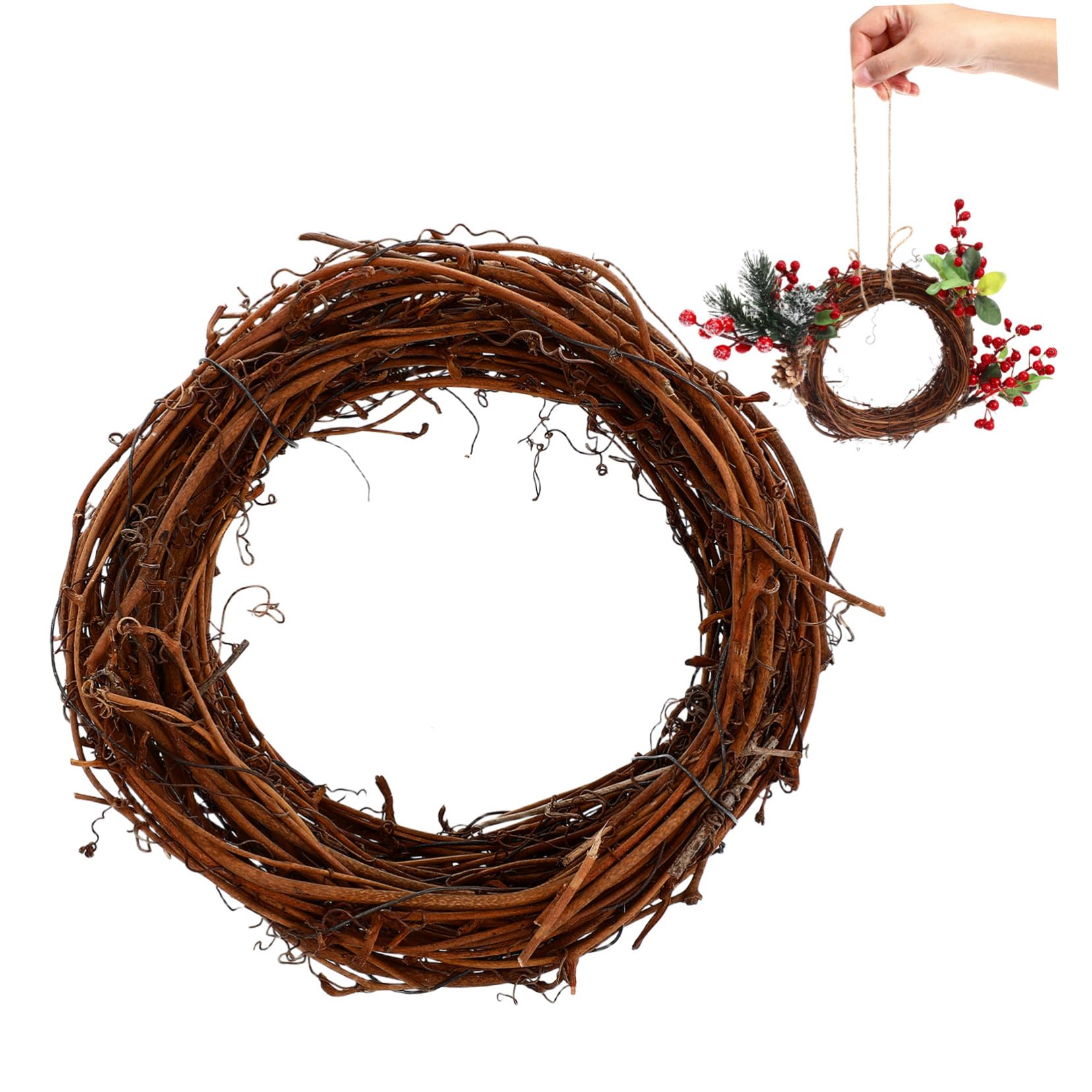 Guirlande de brindilles naturelles de 4,6m pour habiller votre intérieur à Noël