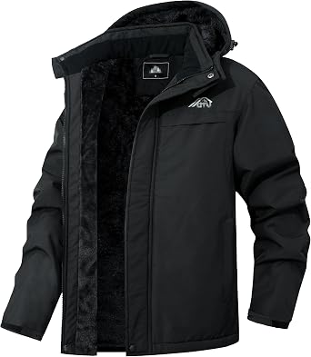 Mens Waterproof Ski Jacket Warm Winter Hooded Snowboarding Windbreaker Mountain Snow Coat
