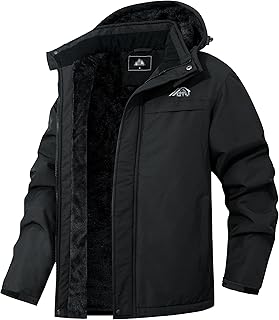 Men's Waterproof Ski Jacket Warm Winter Hooded Snowboarding Windbreaker Mountain Snow Coat