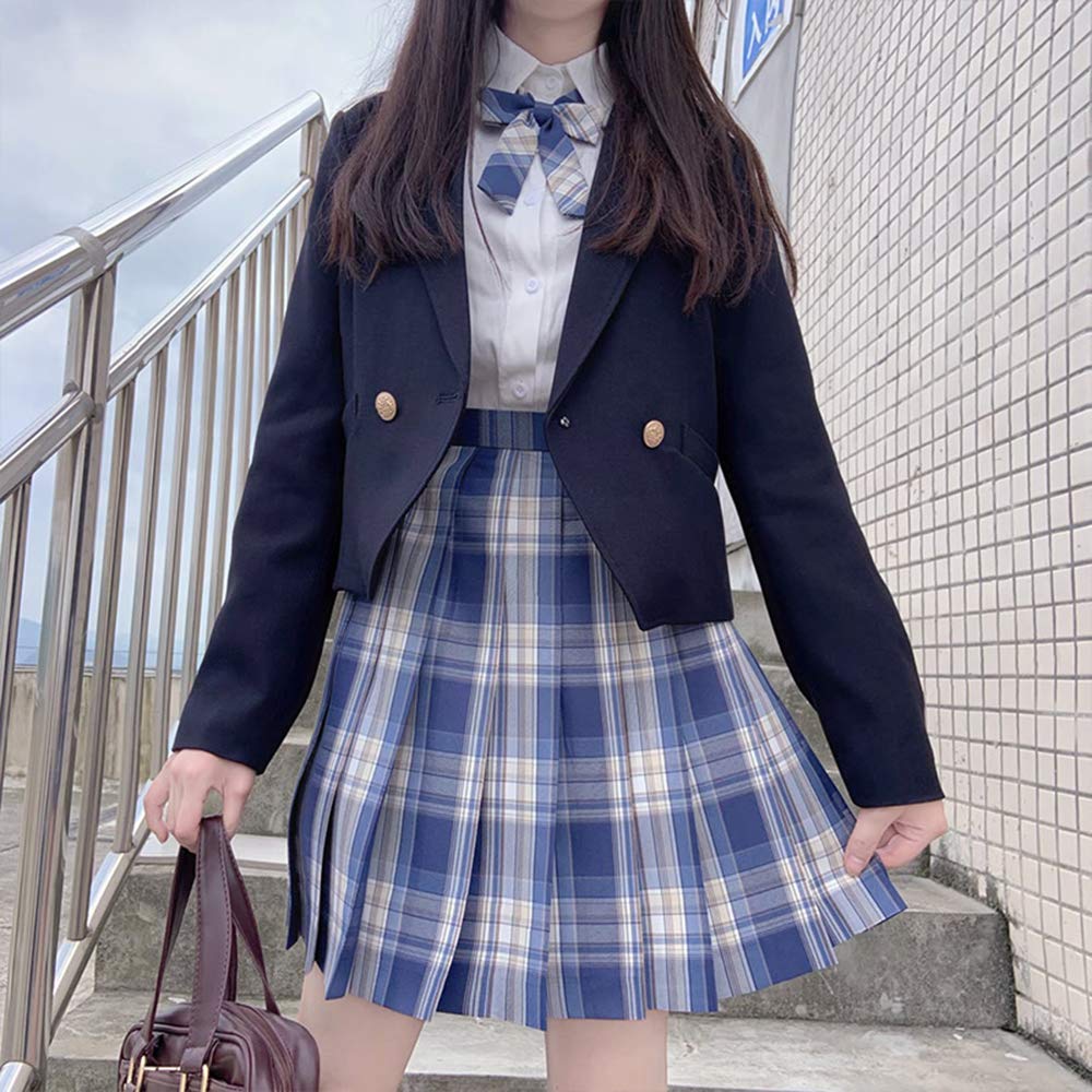 Amazon.co.jp: スクール 制服 コスプレ 衣装 女子高生 JK 学生服 