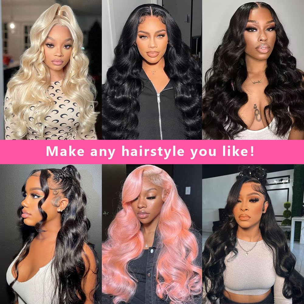 Amazon.com : Kloiynj 360 Lace Front Wig Human Hair - 220  display picture 2
