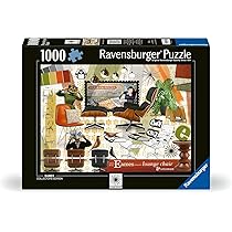 Ravensburger Puzzle 1000 Pezzi, Eames Designs – Puzzle Adulti +14 anni, 70 x 50 cm, Puzzle per Adulti Eames, Collezione 1000 Pezzi, Idee Regalo