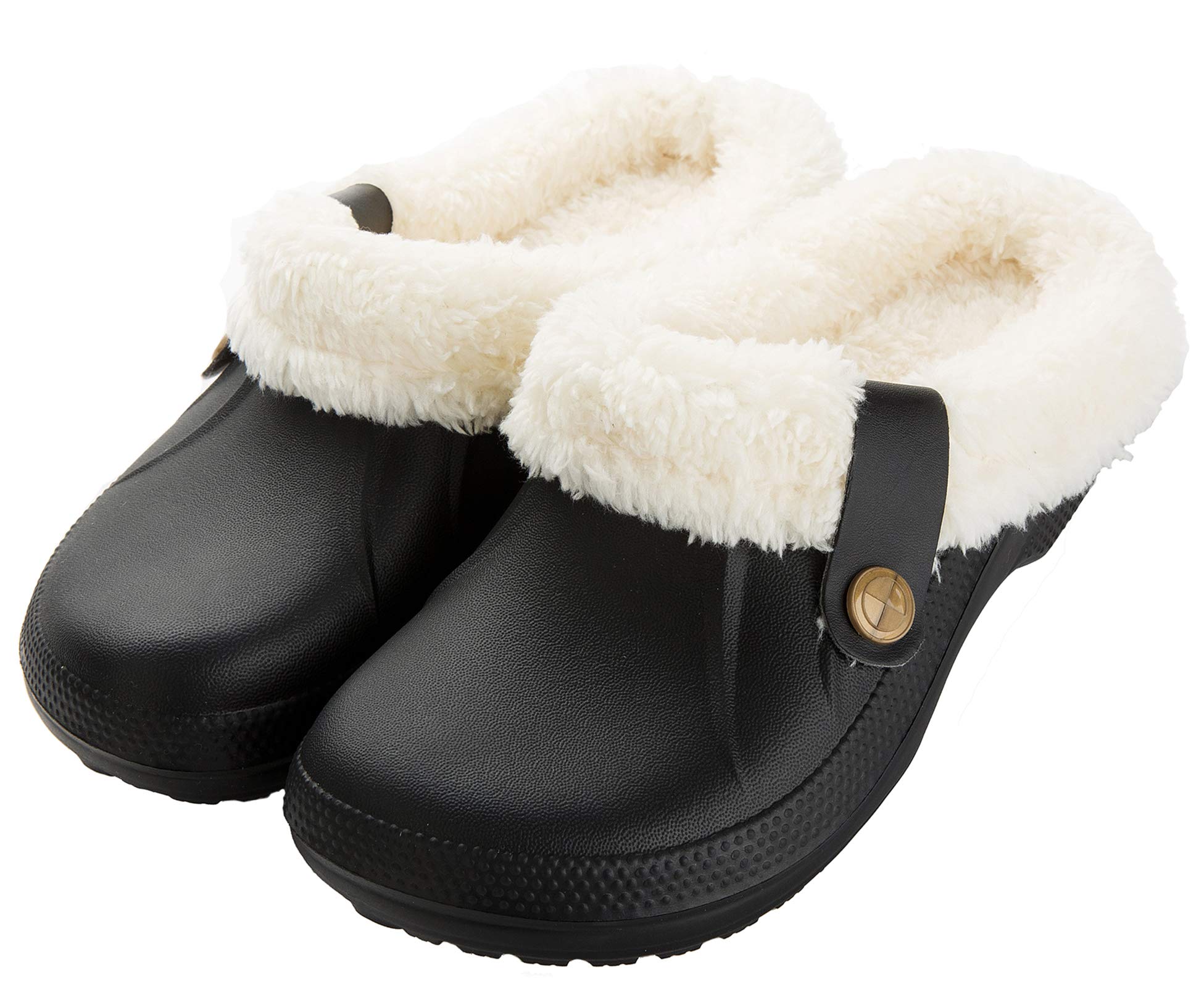 CELANDA Pantofole Invernali Donna Uomo Zoccoli e Sabot Unisex Ciabatte da casa Impermeabile Antiscivolo Scarpe da Giardino All'aperto/Interno,GR.35-47