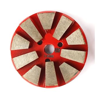 3" Diamond Polishing Pad Metal Bond 83mm Concrete Floor Grinding Disc Segments Thickness 8mm Wet Dry Stone Abrasive WheelGrit 400