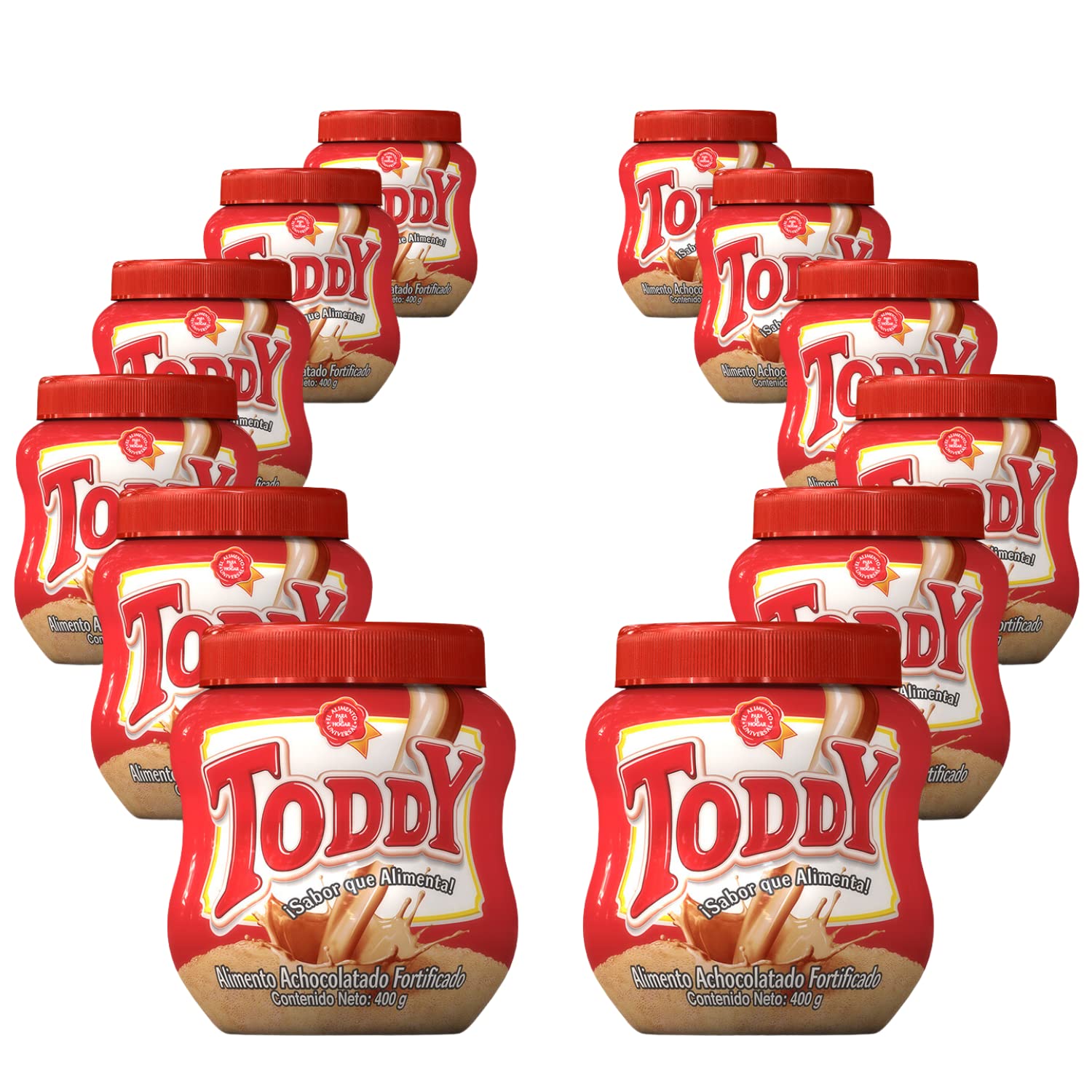 Toddy Chocolate Powder Drink Mix – Breakfast Shake with Vitamins and Proteins for Kids & Adults – Hot & Cold Beverage