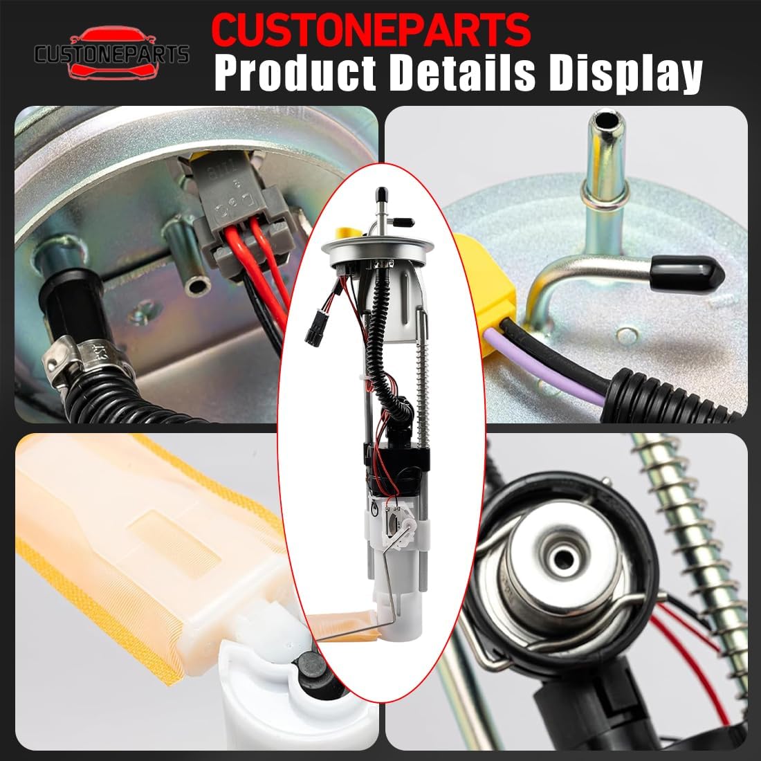 Fuel Pump Assembly with Level Sender FIT 2016-2021 Can-Am Defender HD5 HD8 HD10 FIT Defender MAX HD8 HD10 EFI 709000662 47-1025