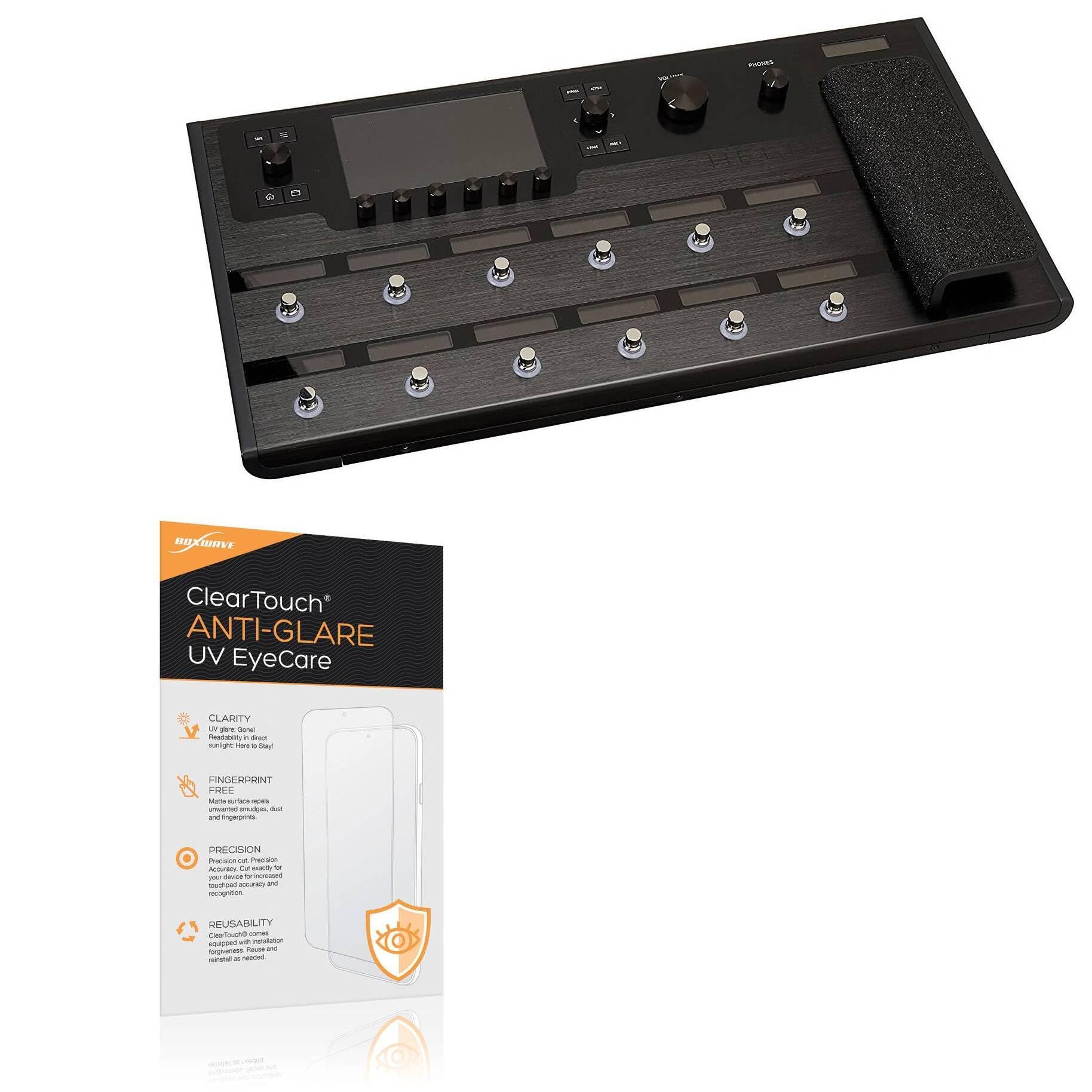 BoxWave Screen Protector Compatible With Line 6 Helix - ClearTouch Anti-Glare Anti-UV EyeCare (2-Pack), Filters out Harmful Blue Light Reduce Fatigue