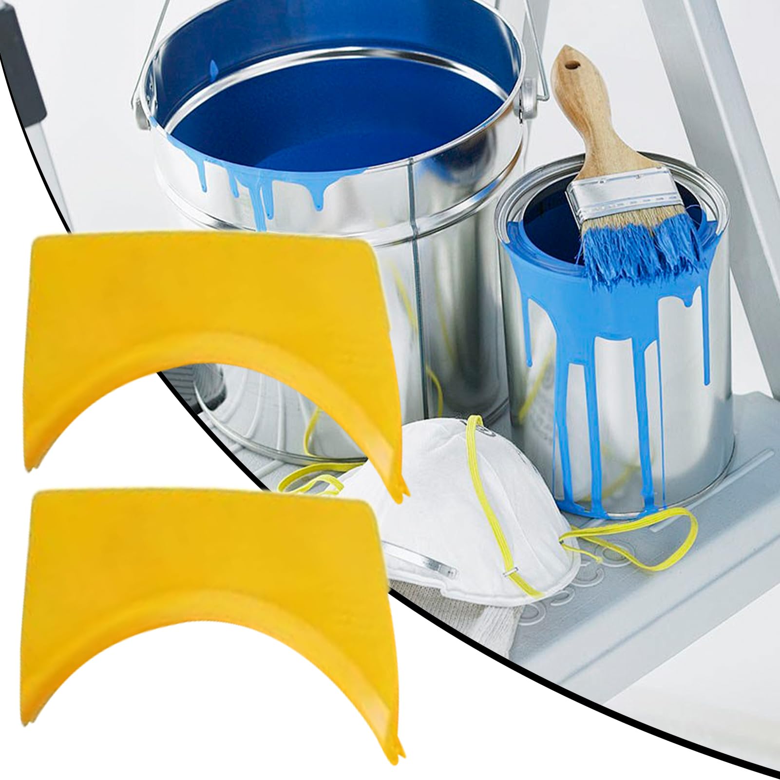 Pico Vertedor Reutilizable Para Botes De Pintura De 1/4 Galón - De ABS, Antiderrames, Pack De 2 Unidades - Ideal Para Bricolaje Y Profesionales