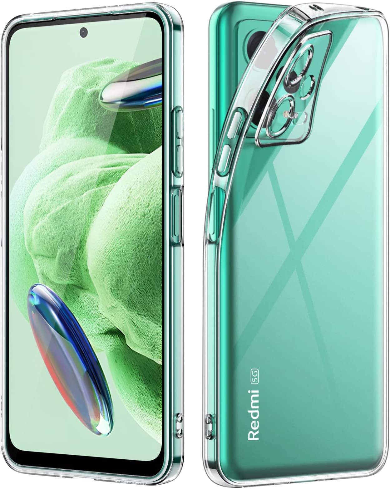 Custodia TPU Per Xiaomi Redmi Note 11/10/11T/12T, Poco, Ultra-slim, Antigraffio