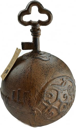 Lulu Decor Tope de puerta decorativo de hierro fundido, tope de puerta pesado de 4 libras, elegante peso de puerta para el hogar, oficina, cocina,