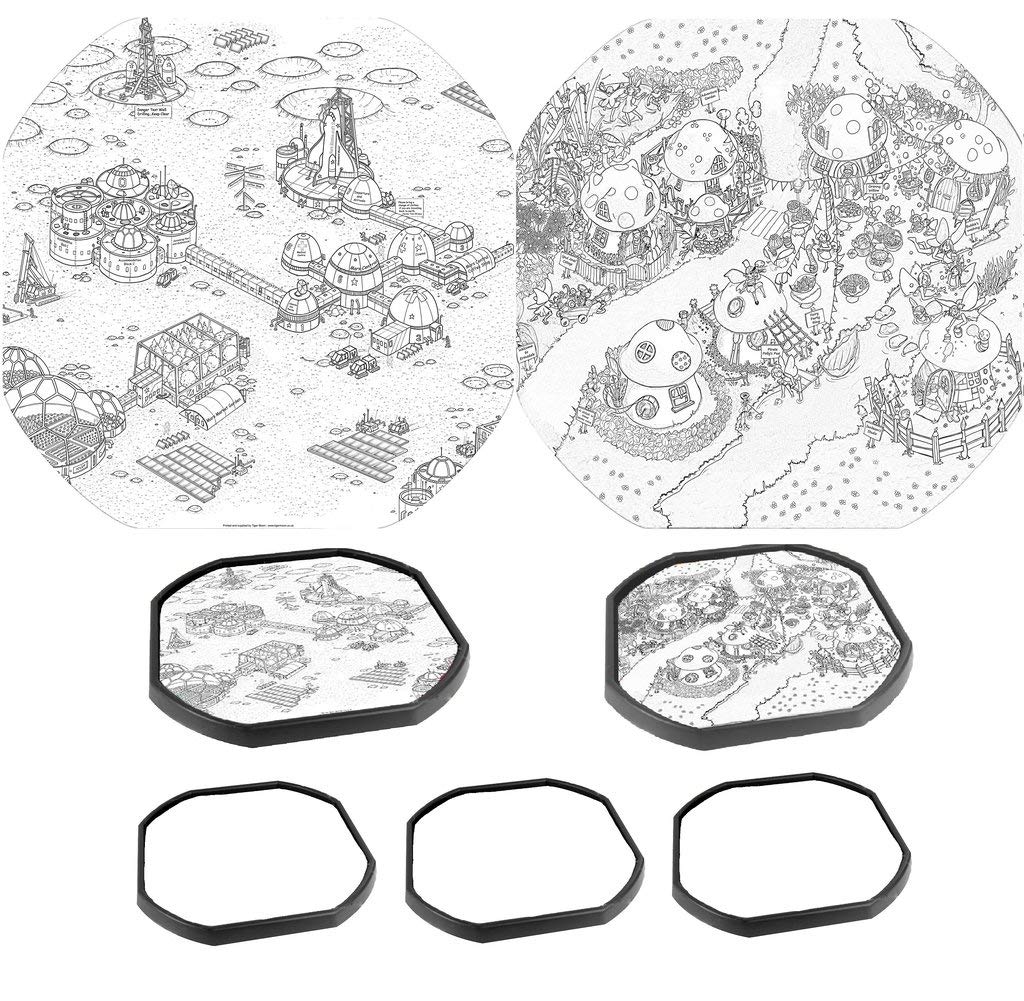Colour-in Tuff Tray Paper Inserts - 86 x 86 cm