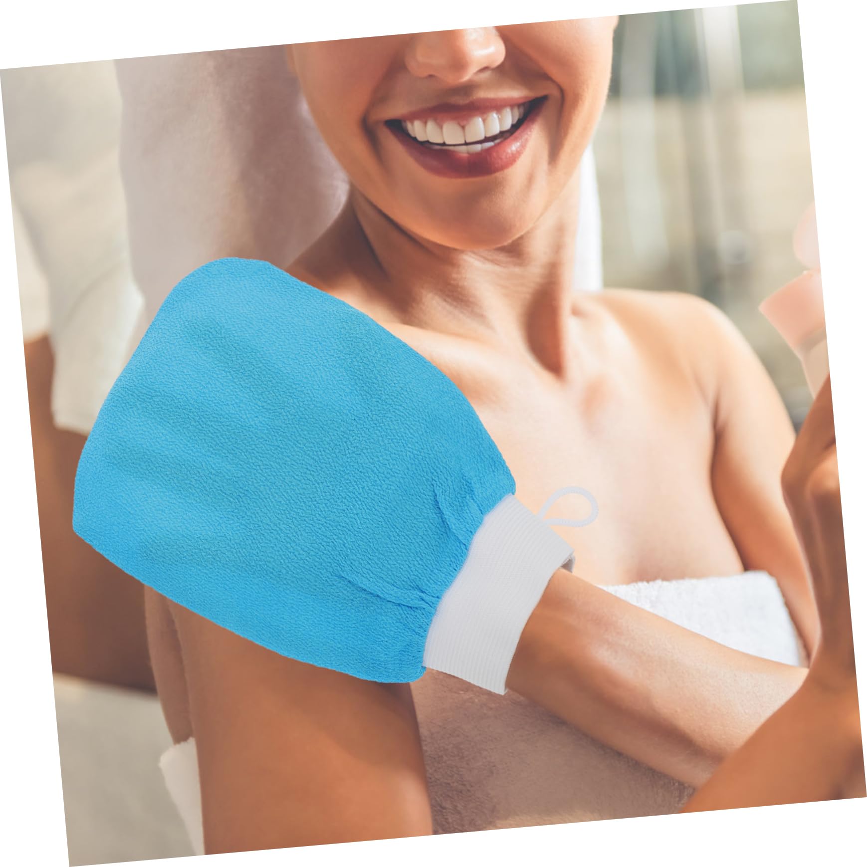 minkissy 10piezas Guantes Exfoliantes De Para Cuerpo Mitones De Baño De Limpieza De Piel Exfoliación y Masaje Color Aleatorio Para Baños Relajantes