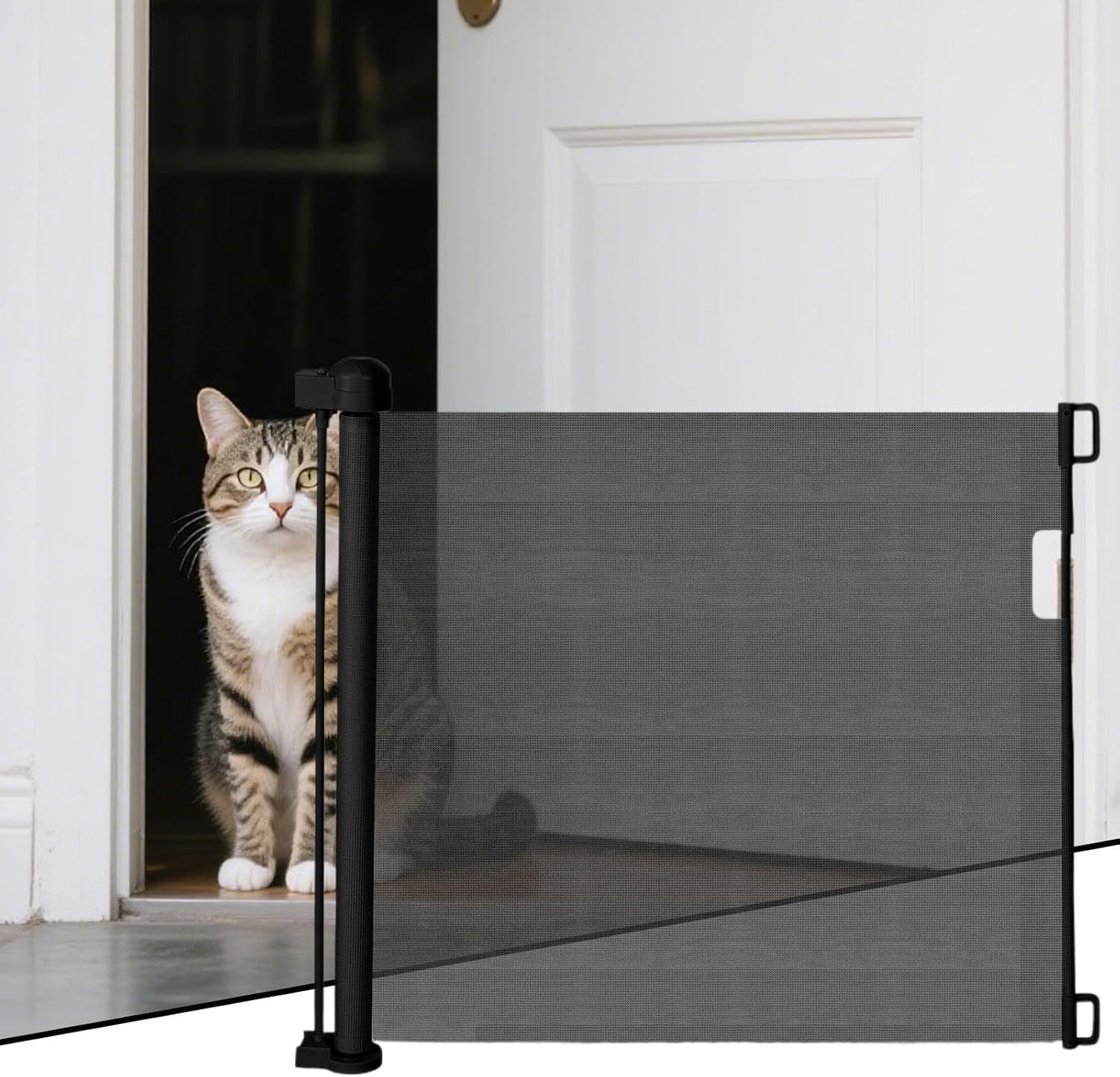 Dog Gates for Doorways | Expandable Child Stairs Gate for Doorways - Wide Pet Safety Fence No Drilling,for Indoor Outdoor House Hallway Staircase Balcony Terrace Deck Garage