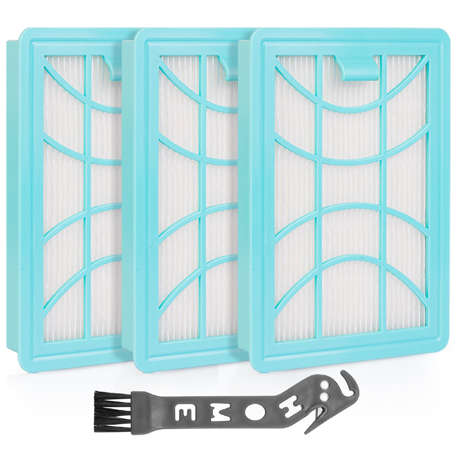 2 Filtros HEPA Abluftfilter Cp0616 Para Performer Compact Staubsauger 7000 Fc9728 / 01, Fc9728 / 81, Fc9729 / 09