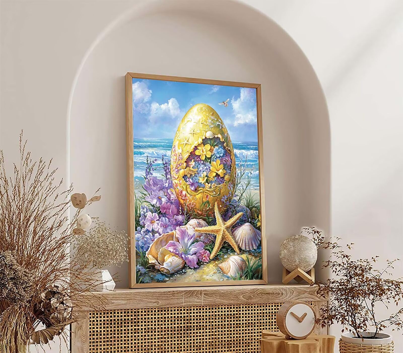 5D Diamentowe Malowanie Pisanki Diamentowe Malowanie Dorosłych, DIY Dorośli DIY Zestaw Ścieg Krzyżowy Ocean, Diament Art Rhinestones Haft Zestaw, Do Dekoracji Domu Prezent 90x120cm zyf-9608