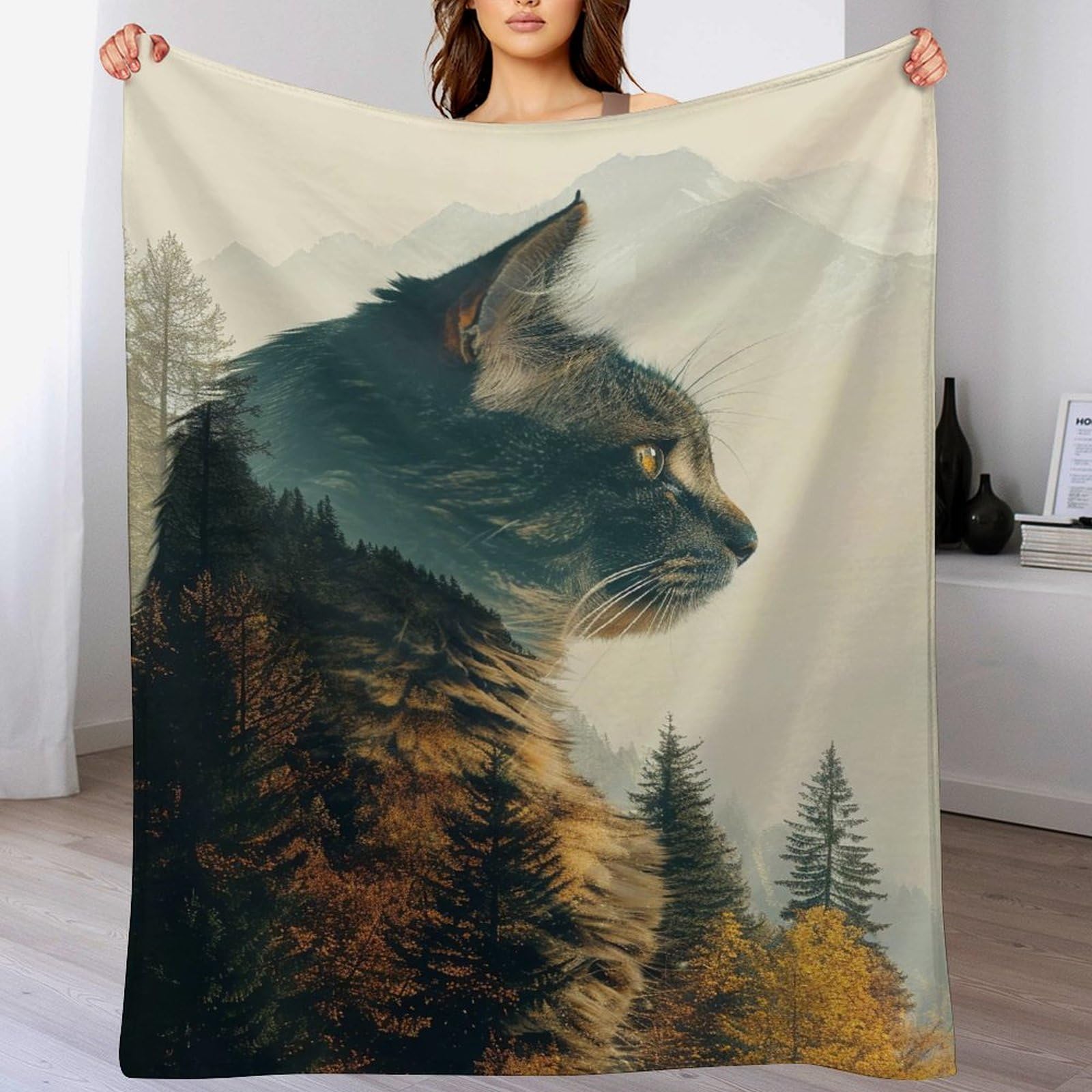 Couverture polaire chat douce, le cadeau idéal pour réchauffer vos proches
