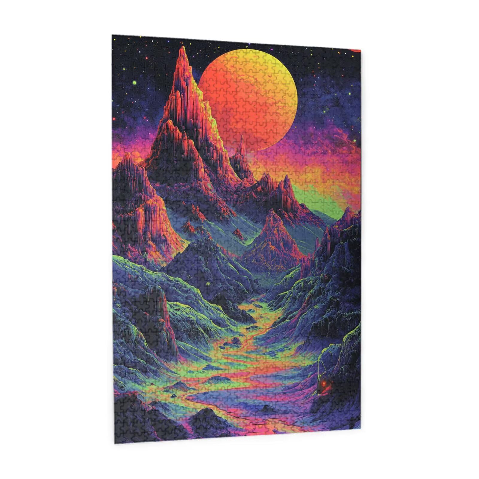 Puzzle Atardecer Puzzle 2000 Piezas,Montaña Rompecabezas Desafiante,Puzzles Adultos,Impresión de Alta Definición Colorido Puzzles Madera con Caja de Regalo,Home Decoration,Regalo Mujer,p1317t