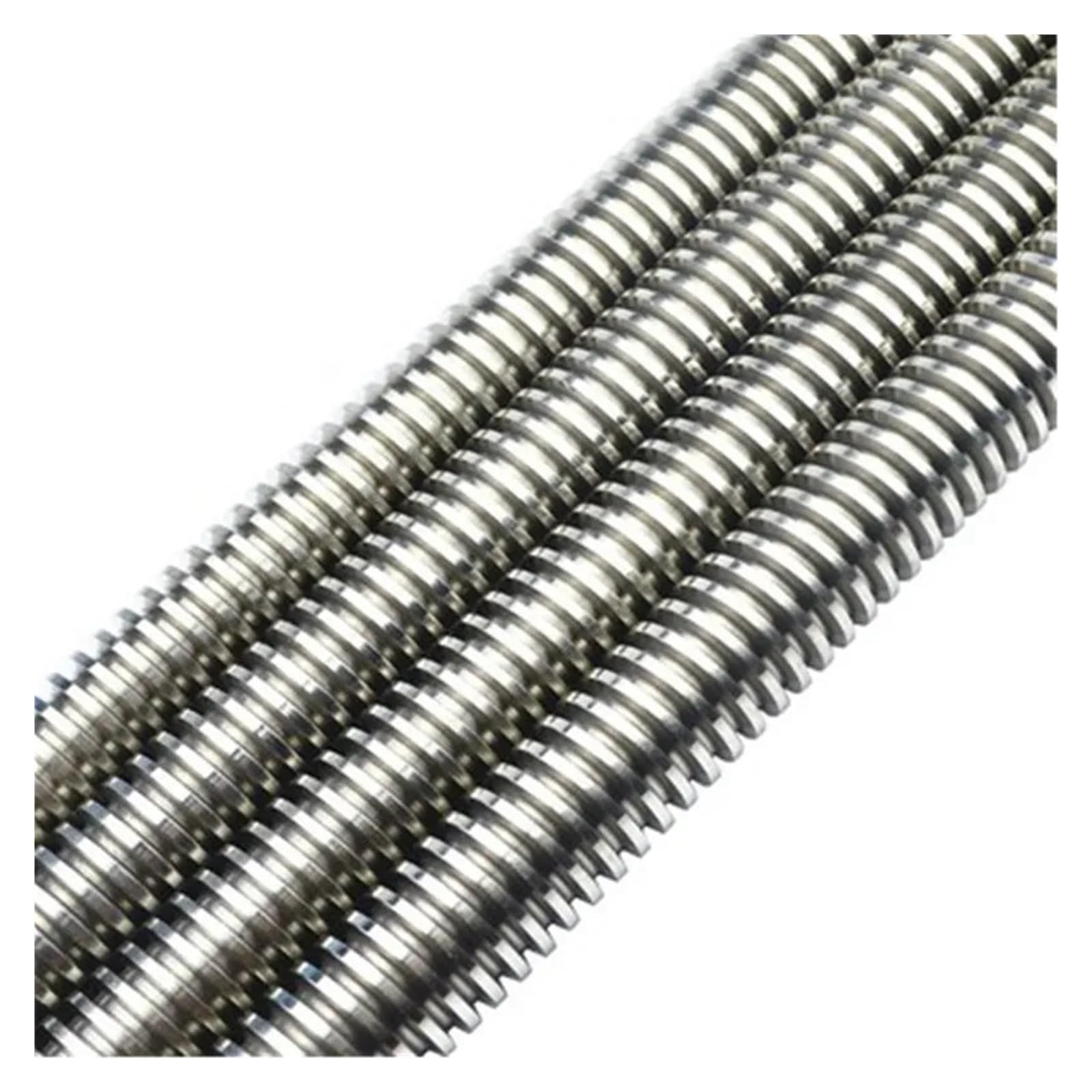 Metal Ball Screw nut Two Pieces of T10 Screw Stainless Steel Screw Stepper Motor Screw Lead 4mm(1000mm)