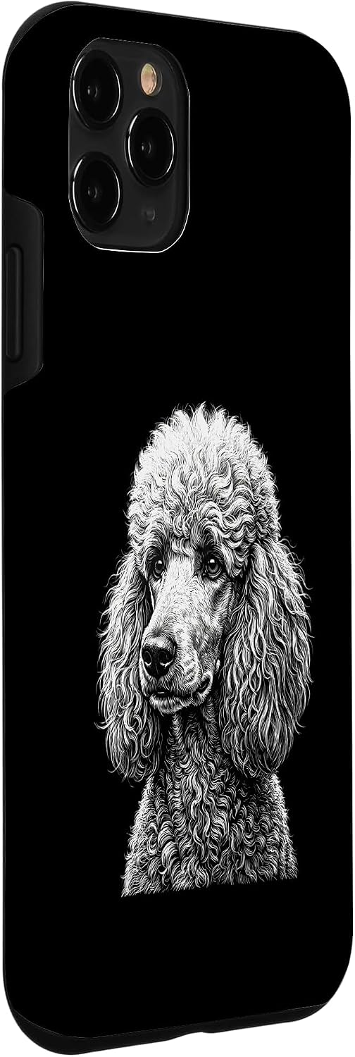 Poodle Lover Colorful Portrait Dog Animal Cute Poddle Owner Case for iPhone 11 Pro image 3