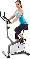 Marcy NS-1201U Upright Exercise Bike: 8 Magnetic Resistance Levels, Adjustable Seat, LCD Monitor for Home Cardio