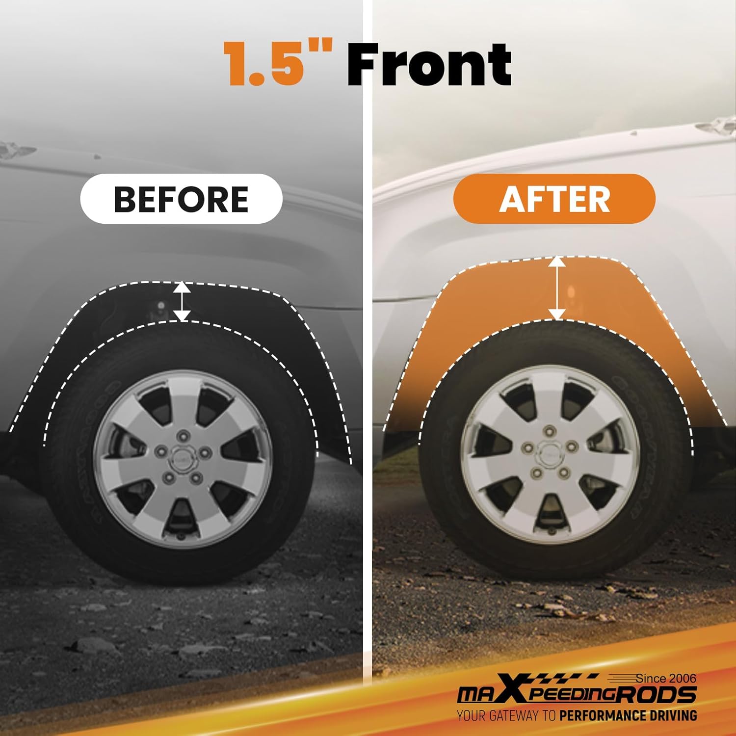 maXpeedingrods 1.5” Front Leveling Kit for Toyota Tacoma 4WD 2024-2025, Lift Spacer Kit