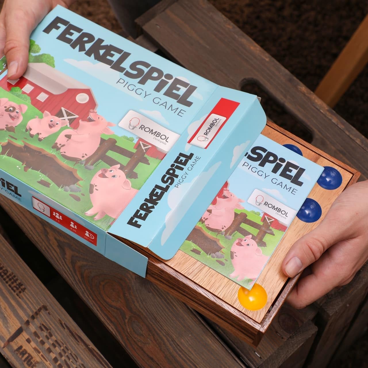 ROMBOL Gra w prosiaczki - gra w kości dla całej rodziny