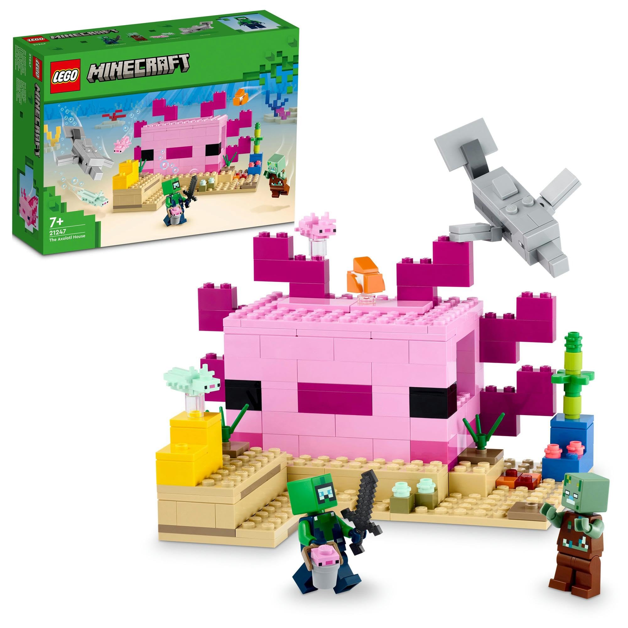 Amazon.co.jp: レゴ(LEGO) マインクラフト ウーパールーパーハウス 