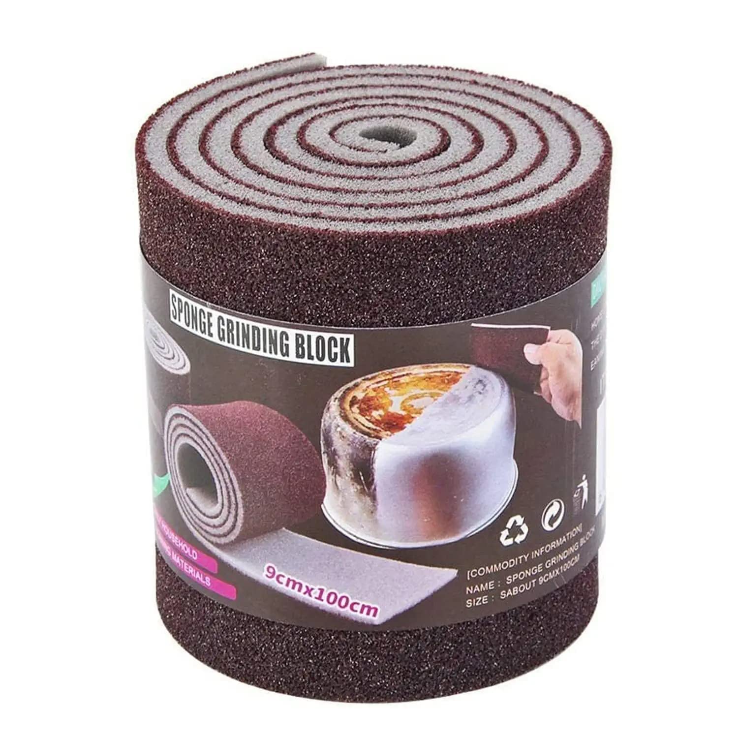 Magic Cleaning Sponge Roll 100 cm Carborundum Sponge Brush and Sponge Washing Kitchen Tool Magic Cleaning Sponge Roll 1 (9X100CM)-picture-21