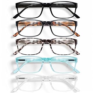 Gaoye Professional Reading Glasses for All Day - Computer Readers with Blue Light Protection - Value Pack