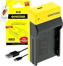 PATONA en-EL3 Slim USB-C Charger for EN-EL3a EN-EL3E Battery Compatible with Nikon D40 D50 D60 D70 D80 D90 D100 D200 D300 D700 D900 D3000 D5000