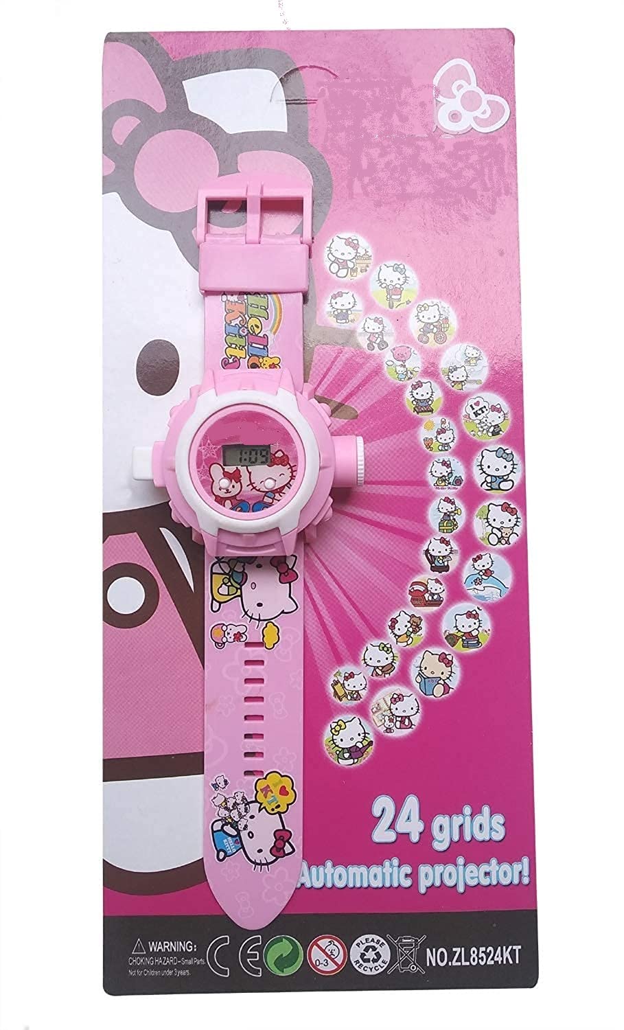 Digital 24 Images Projector Watch for Kids, Diwali Gift, Birthday Return Gift , Famous Trending Look Character - Set of 1 (Helo kittiye)-image-11
