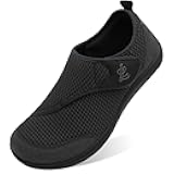 Mens Walking Shoes Wide Diabetic Shoes Adjustable Barefoot Shoes Breathable Zero Drop Shoes Wide Width Arthritis Edema Shoes