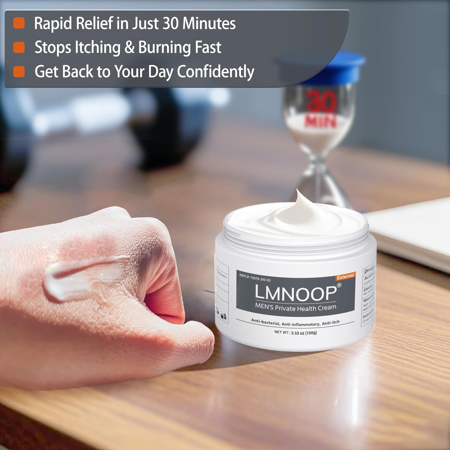 Men's Intimate Health Cream: 100% Natural Herbal Balanitis Treatment for Men – Anti-Inflammatory, Yeast & Jock Itch Relief, Sensitive Skin Safe 3.53oz - Image 6