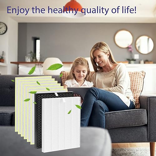 Miniatura 4 de Ontheone Kit de repuesto de filtro HR900 compatible con purificador Winix HR900, reemplaza el número de pieza 1712-0093-00 filtro T y 1712-0094-00