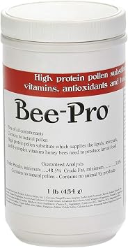 API Little Giant Bee-Pro Pollen Substitute Powder | Pollen Replacement for Beekeeping | Pollen Powder for Bees
