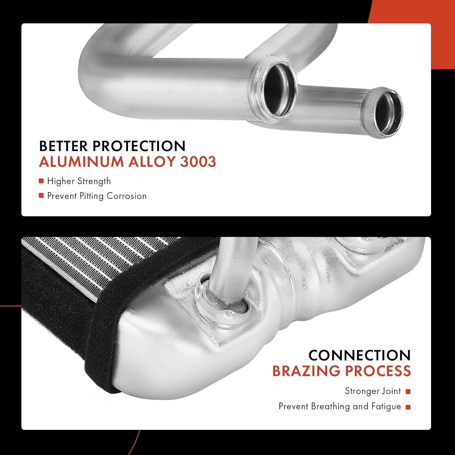 A-Premium Front HVAC Heater Core Compatible with Chevrolet Blazer 1998-2005, S10 1998-2004 & GMC Jimmy 1998-2001, Sonoma 1998-2004 & Isuzu Hombre 1998-2000 & Oldsmobile Bravada 1998-2001