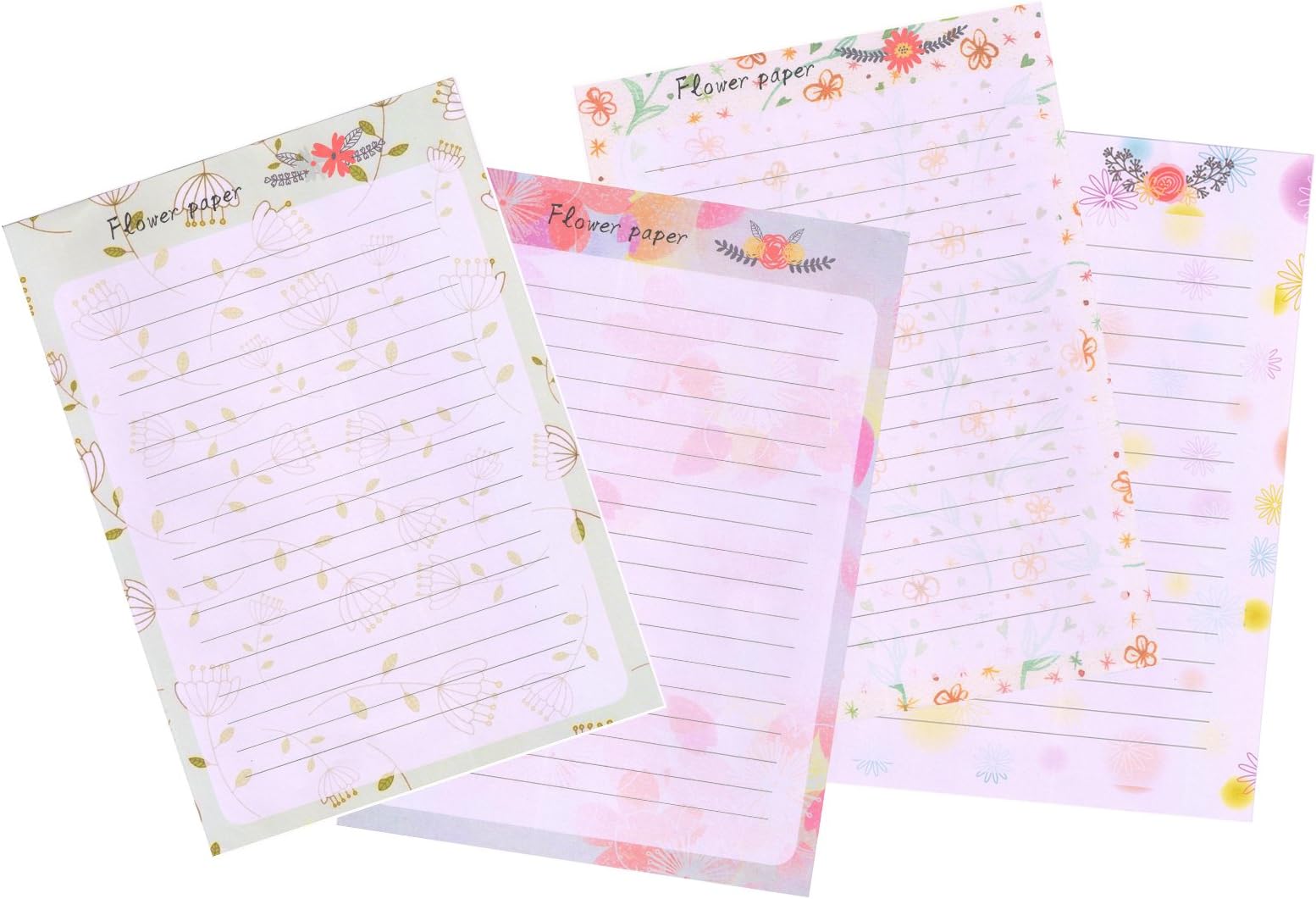 IMagicoo 64 Vintage Retro Cute Design Writing Stationery Paper Pad Letter Set, 4 Different Style (Style-4)