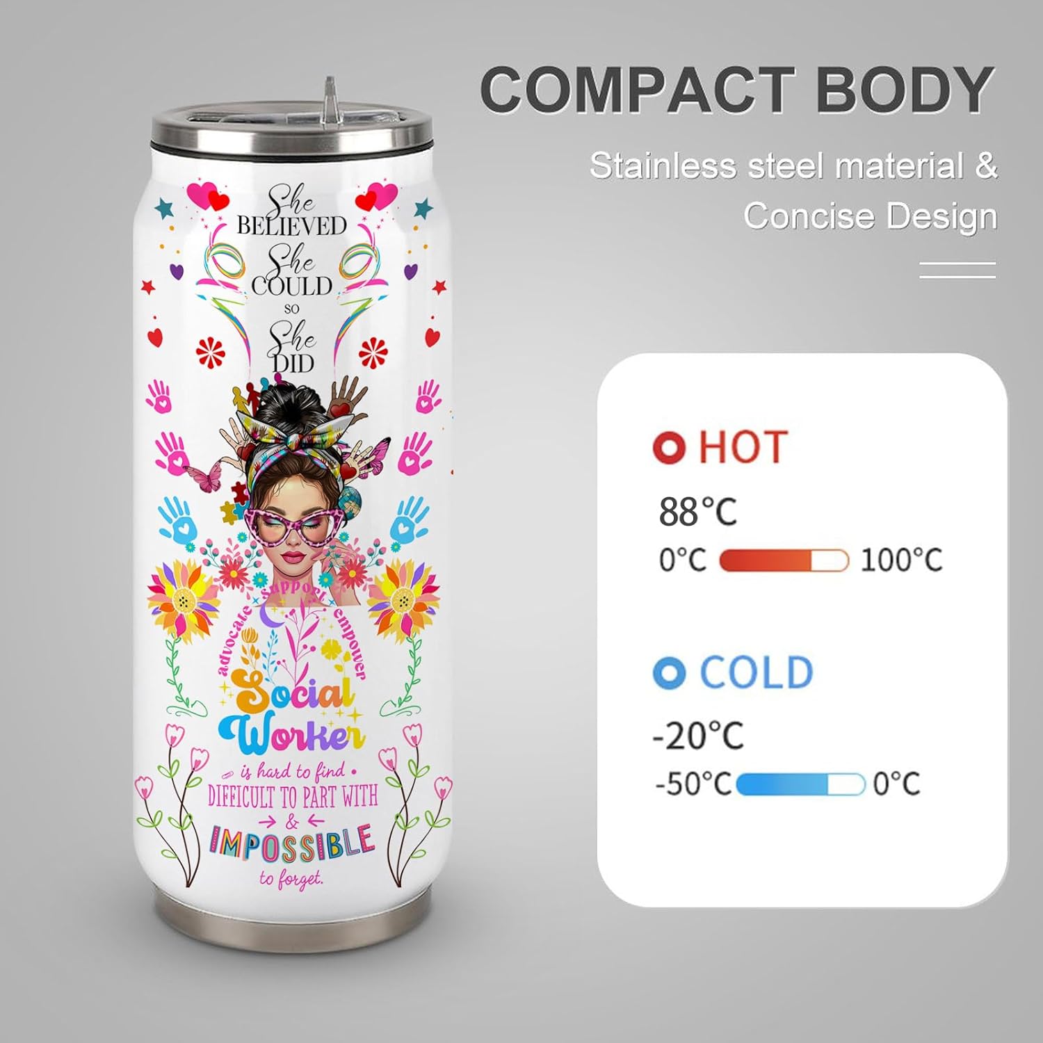 Social Worker Tumbler for Women, Social Workers Gifts for Office Decor 17oz Tumbler Mug, Appreciation Gifts for Social Works Practitioner, Birthday Graduation Gift Ideas for BSW MSW DSW - Image 4