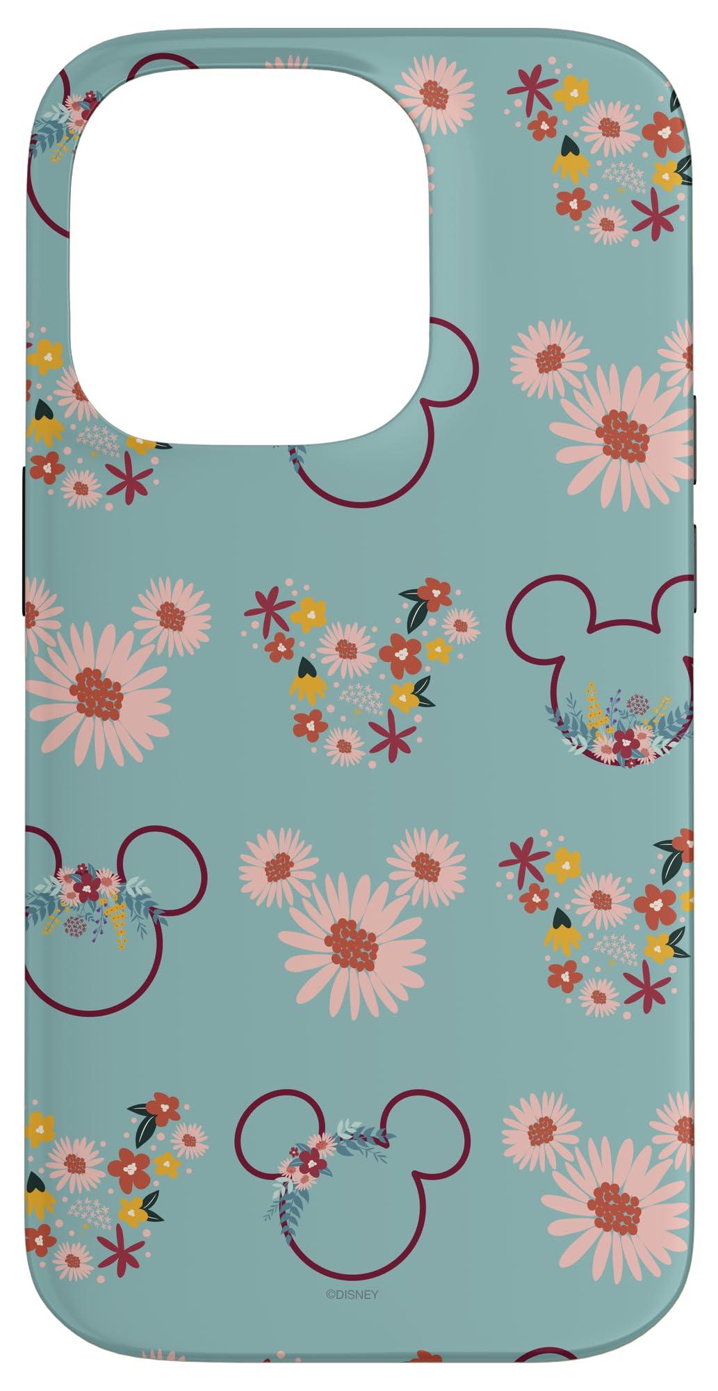 iPhone 14 Pro Disney Mickey Mouse Flowers and Daisy Print Case