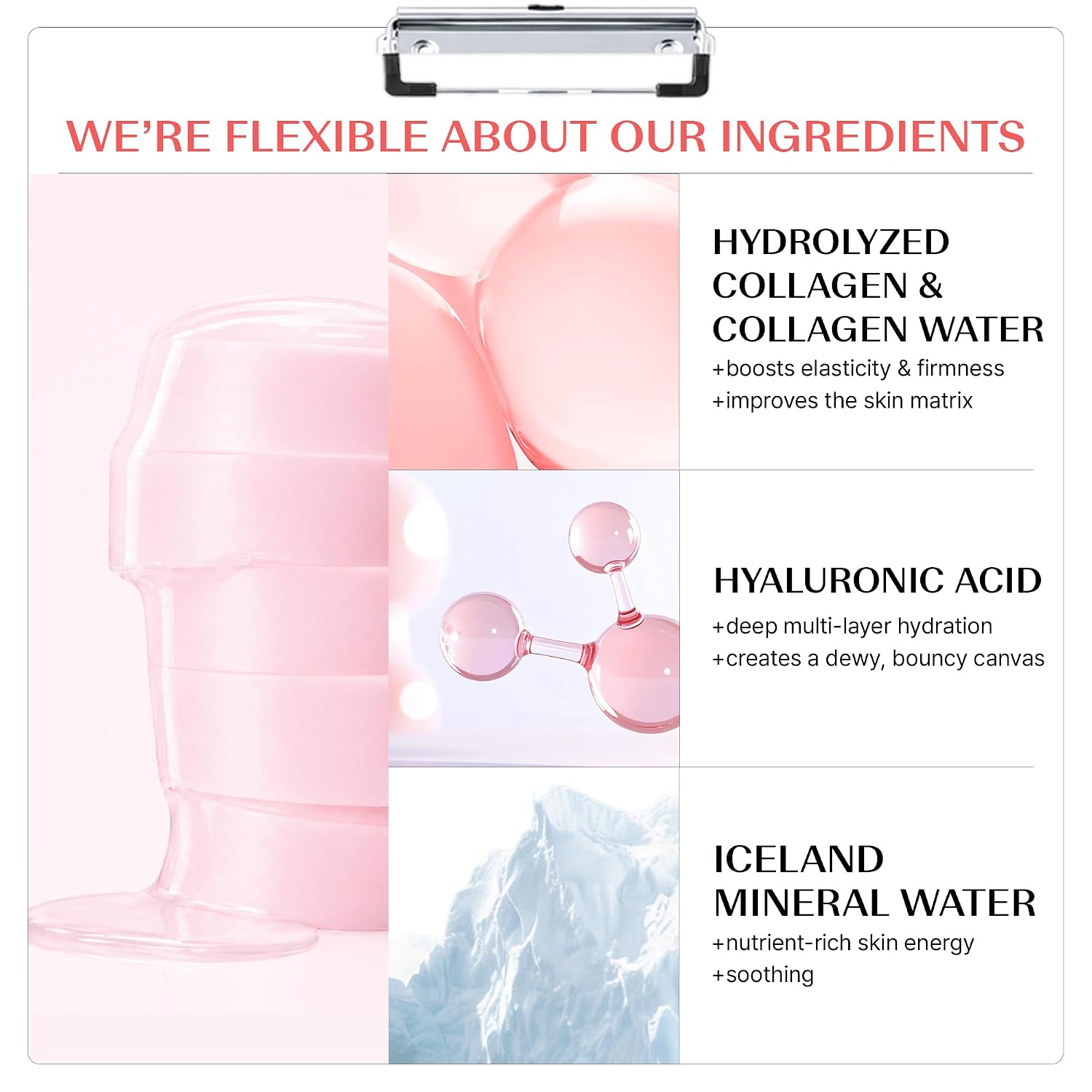 THESAEM Iceland Hydrating Collagen Eye Stick 0.38 oz - Anti-wrinkle Moisturizing Eye Balm for Saggy Skin – Under Eye Treatment - Balm to Smooth Skin Texture - Rose Scent