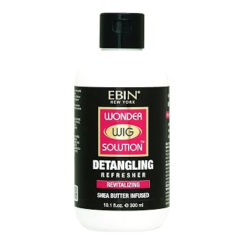 Wonder Wig Solution Detangling Refresher Cream 10.1oz for Wig | Protecting Hair and Gives Hydration with Shea Butter Infused Formula, Moisturizing and Soften Hair, Detangler Hair with High Shine