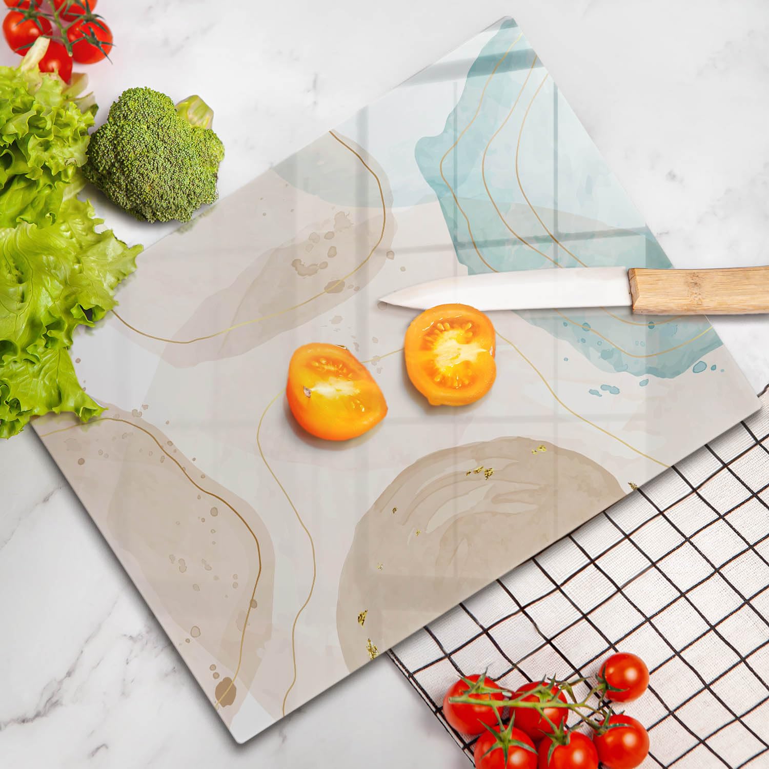 Tabla de aperitivos | Beige | Superficie impresa