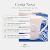Costa Nova NOC121W Nova Mug, 12.2 fl oz 360 ml, White, Dishwasher Safe, Microwave Safe
