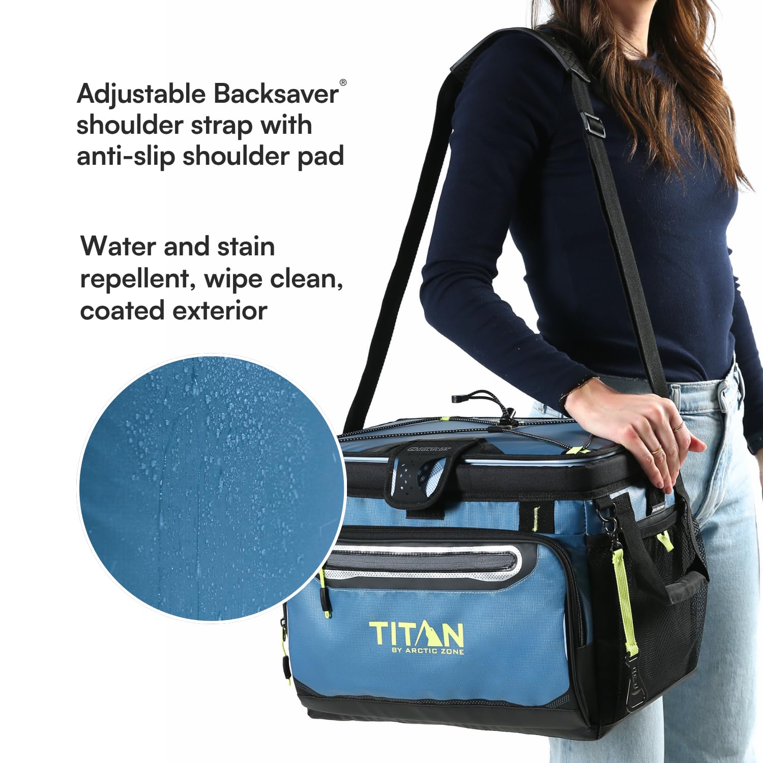 Titan 30 Can Zipperless, Marine Blue : Amazon.ca: Home