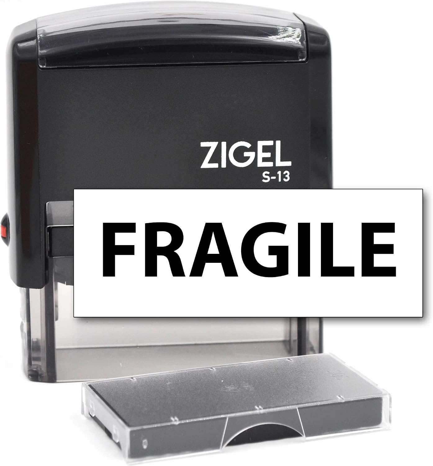 ZIGEL Customized Return Address Stamp Self Inking Rubber Stamp 1 Line - Choose from 15 Ink Colors