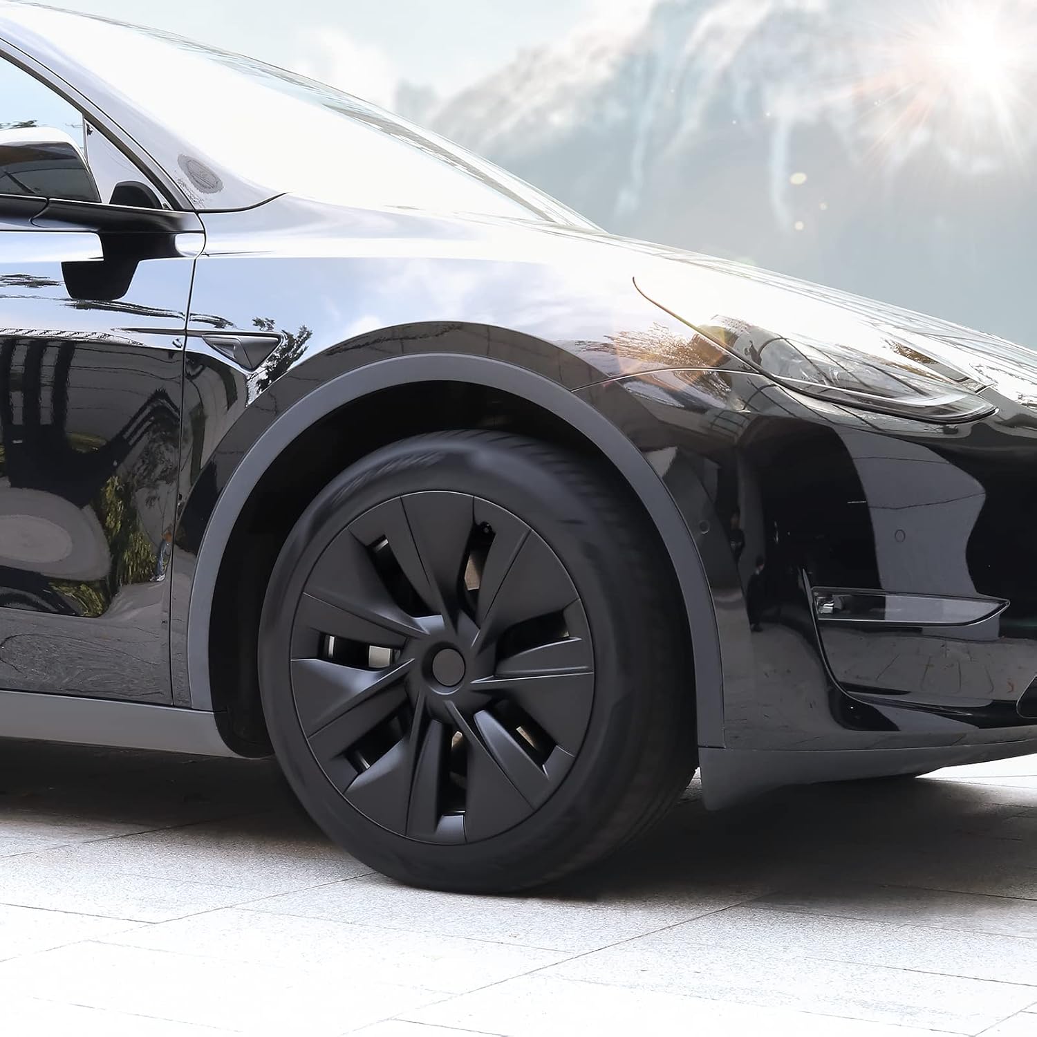 YONZEE Wheel Cover for Tesla Model Y, 19 Inch ABS Kuwait Ubuy