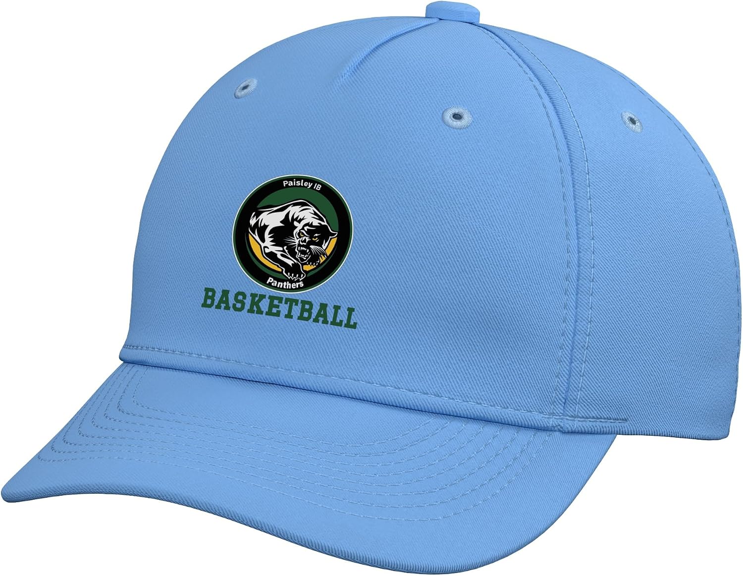 Paisley Magnet School Logo Basketball Adjustable Baseball Hat