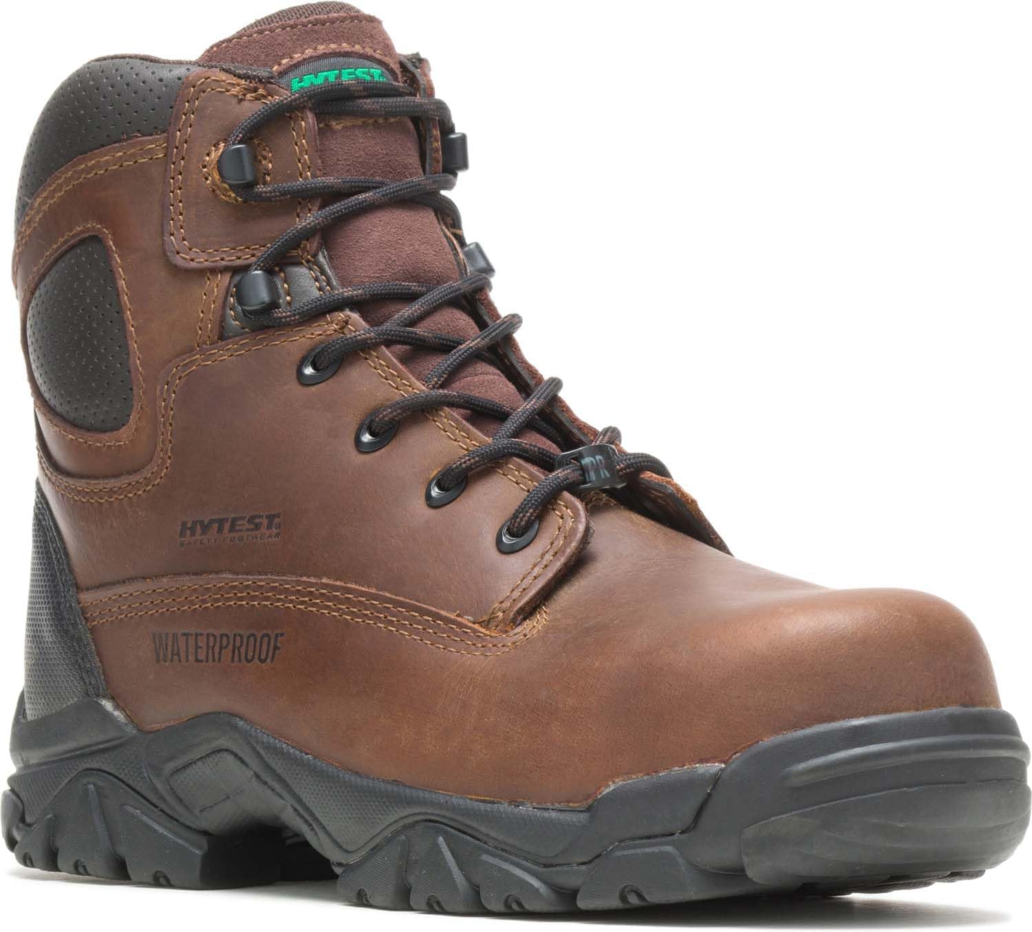 HyTest Electrical Hazard, Composite Toe, Puncture Resistant, Non-Metallic Waterproof Unisex 6 Inch Hiker