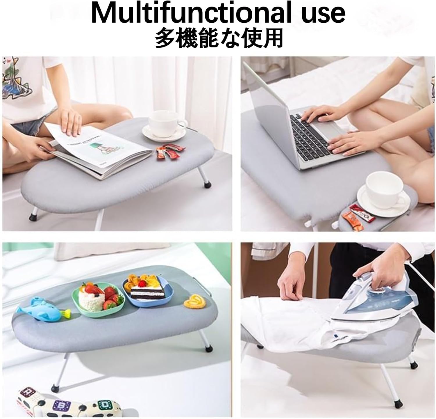 Small Ironing Board Cover Mini Ironing Board Cover And Pad Cotton Cover With Thick Padding Standard Sizes Iron Board Cover Scorch Resistant Waterproof Dustproof For Ironing And More ( Color : Gray )